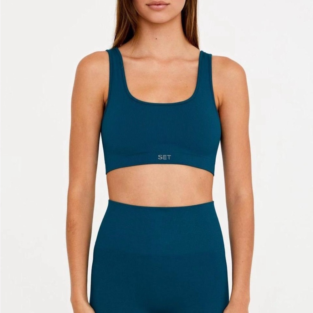 SET Active Sculptflex Box Bra in Cove